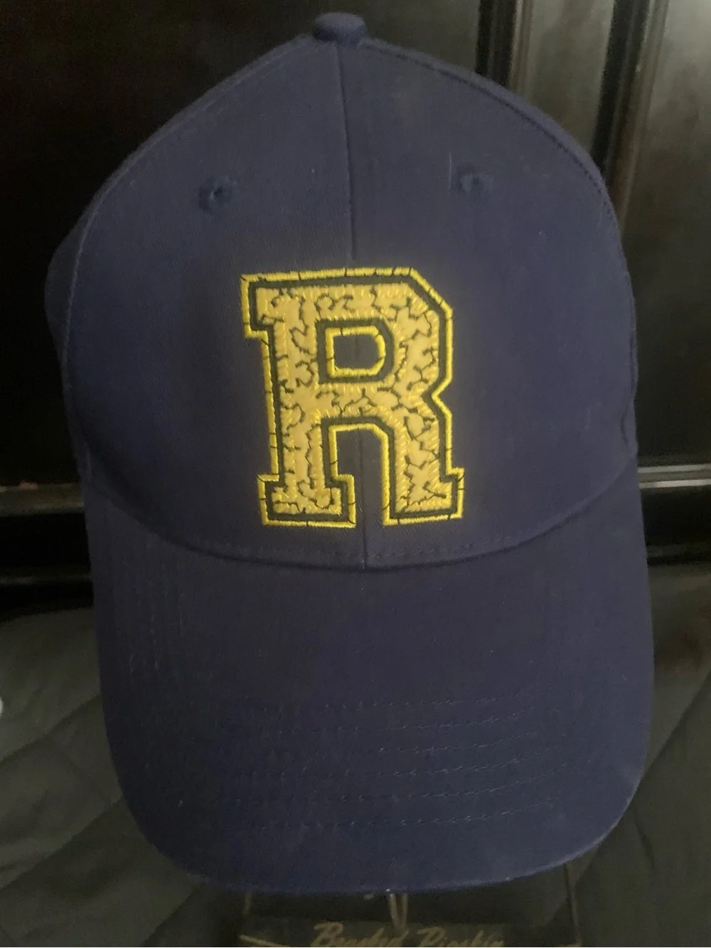 Rapala Lures Navy Baseball Cap with Yellow 'R' Patch